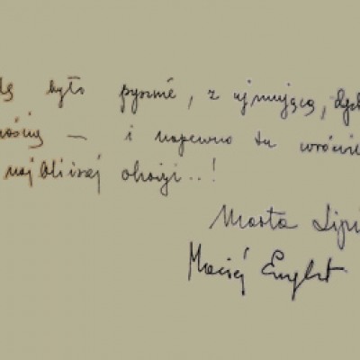 Marta Lipińska i Maciej Englert